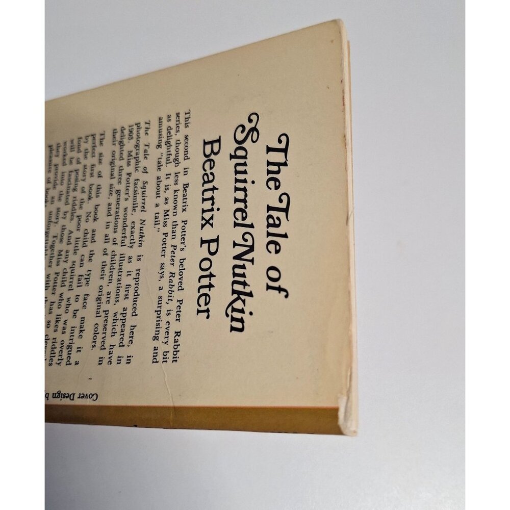 The Tale Of Squirrel Nutkin Beatrix Potter Vintage 1970s Dover Paperback - Picture 5 of 9